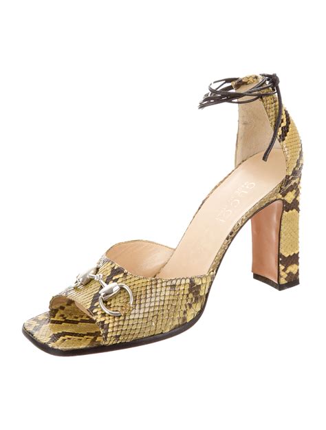 gucci sandals rubber|gucci snakeskin sandals.